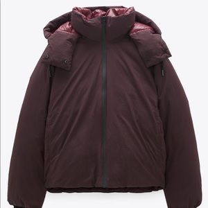 Zara down jacket NWT x small